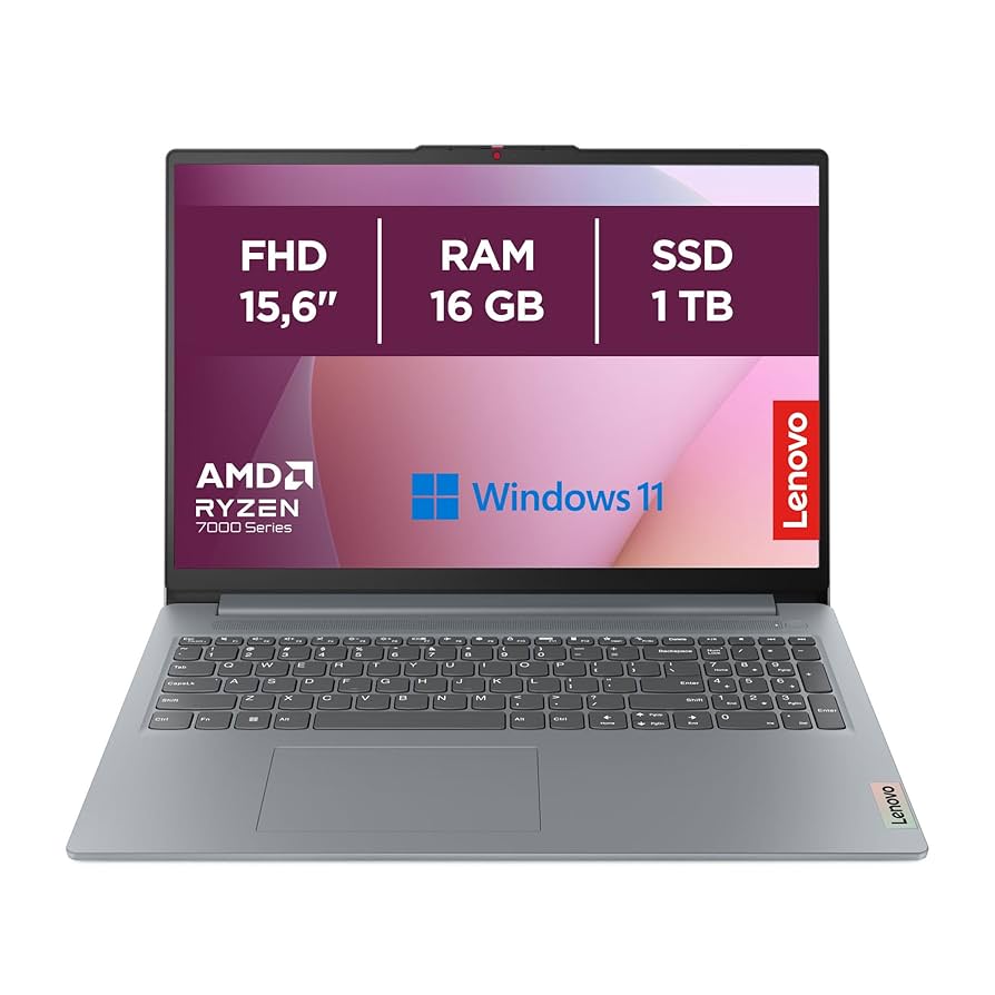 Lenovo ideapad slim3 Ryzen7 16GB 15.6インチ Lenovo IdeaPad Slim 3 Ryzen 7 Touchscreen Laptop with 16GB RAM