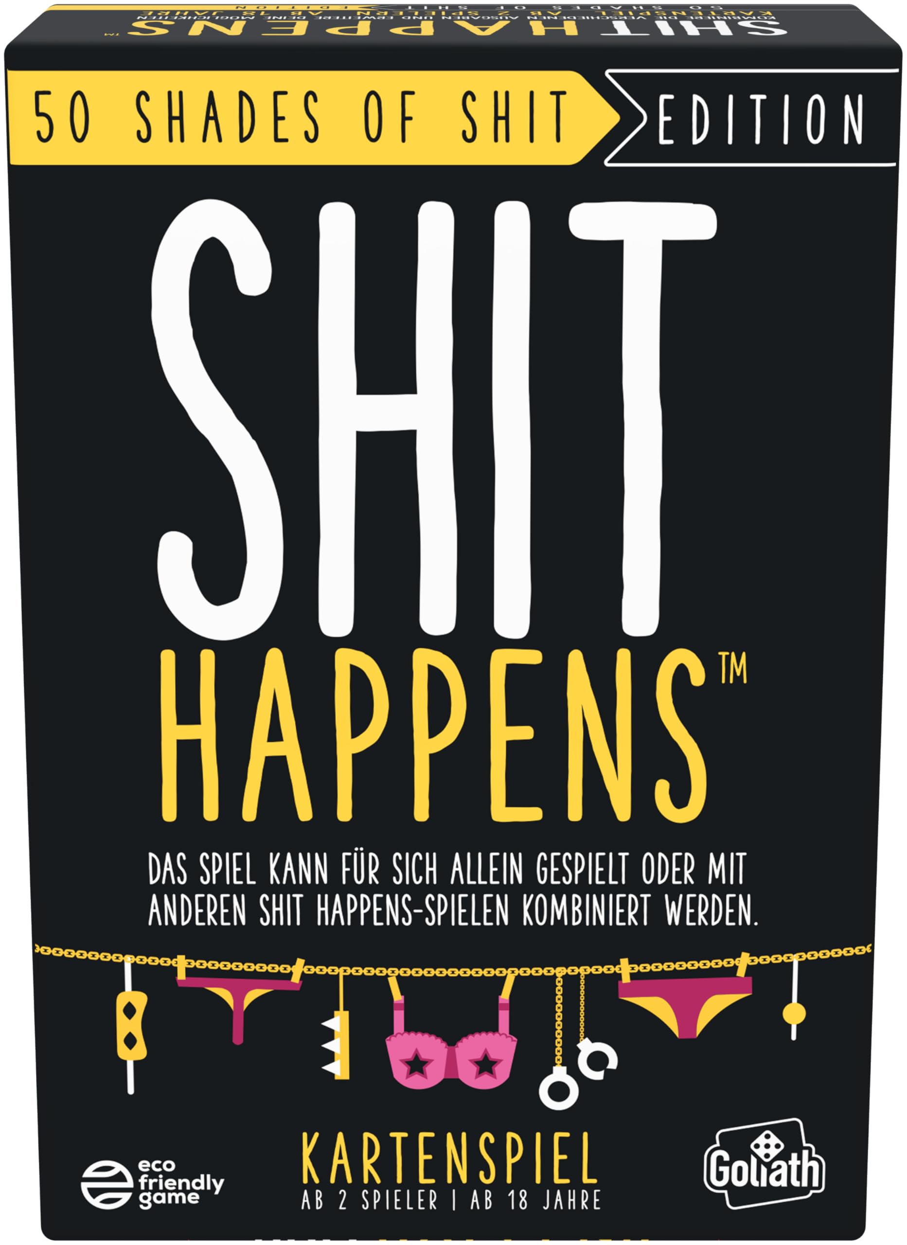 Goliath – Shit Happens: 50 Shades of Shit, Kartenspiel ab 18 Jahren, Gesellschaftsspiele für Erwachsene