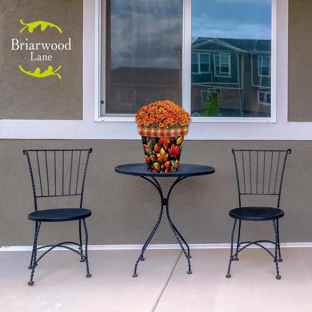 Briarwood Lane Autumn Color Leaves Medium Planter