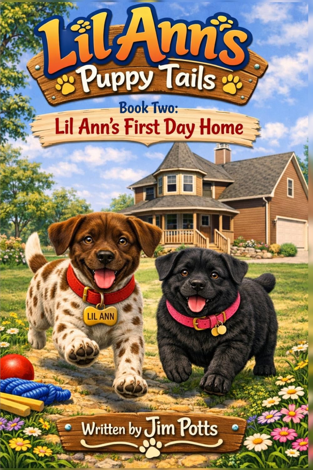 Lil Ann's Puppy Tails: Book 2: Lil Ann's First Day Home
