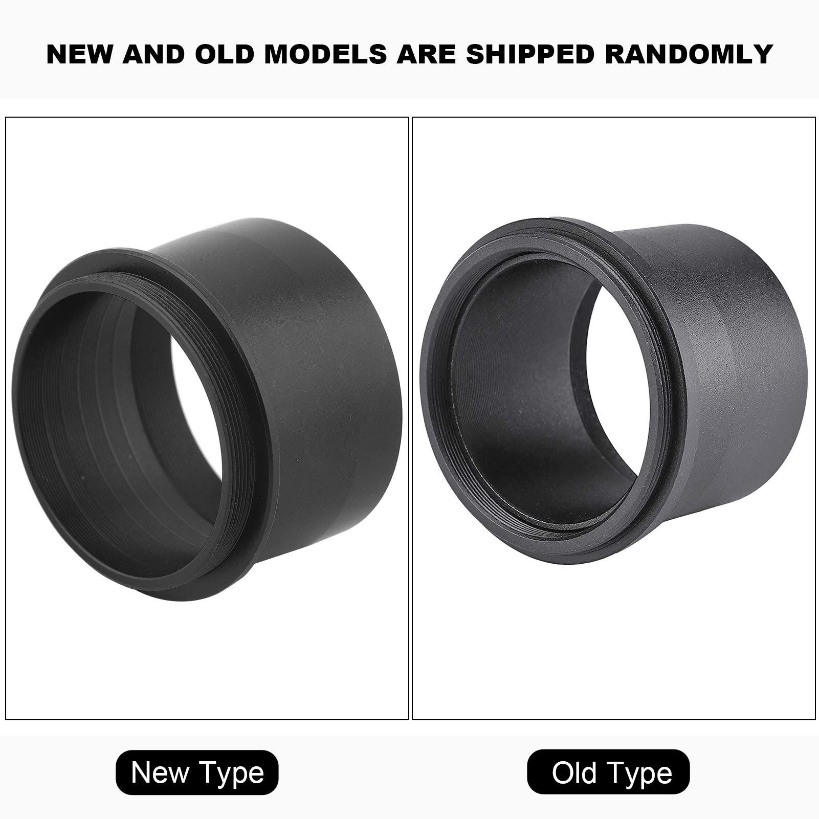 Objektivadapterring mit Innengewinde M48x0 m48 männlich auf 2 zoll 75 Astronomischer Okularring für Teleskop, Adapterring für Kamera mit T2-Adapter, präzise Adaptery fotograficzne