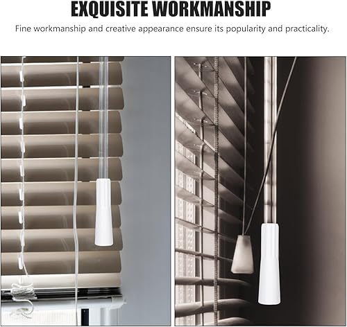 Miniatura 9 de Garneck 20 piezas de accesorios de cortina, ganchos para cortinas y ventanas, persianas para el hogar, abridor de persianas de plástico, mango de