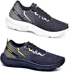 Kit 2 Pares Tênis Masculino Esportivo para Caminhada, Academia e Uso Diário