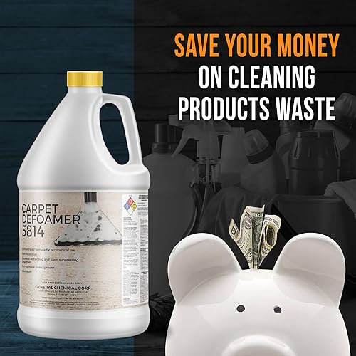 Miniatura 5 de 5814 - Supresor de espuma para máquina limpiadora profunda de alfombras y champú para cubrir suelos para una solución de limpieza de alfombras de