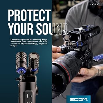 Zoom H5Studio Handy Recorder, 32-Bit Float Audio, Large XY Mics (19.4mm), 6-Track Recording, Gain Knobs, F-Series Preamps w/Tripod, XLR Cable, Headphone, MicroSD for Filmmakers Musicians Creators