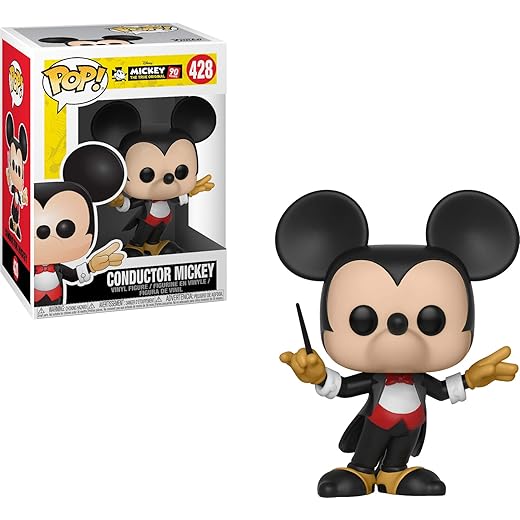 Funko Pop Disney: Mickey'S 90Th - Conductor Mickey Collectible Figure, Multicolor