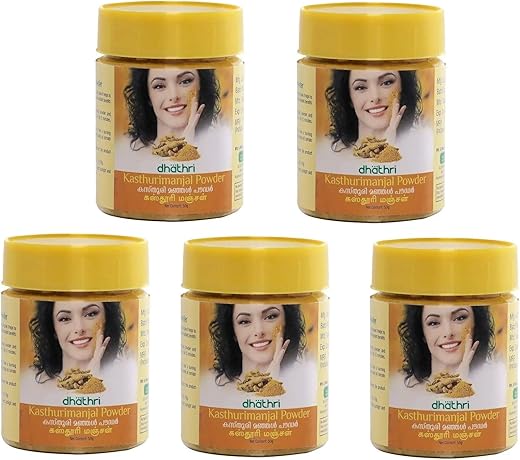 Dhathri Kasthuri Manjal Powder to Reduce Acne, Dark Spots and Marks | Wild Turmeric Powder for Tan Removal| Kasturi Haldi Powder for Face and Body…