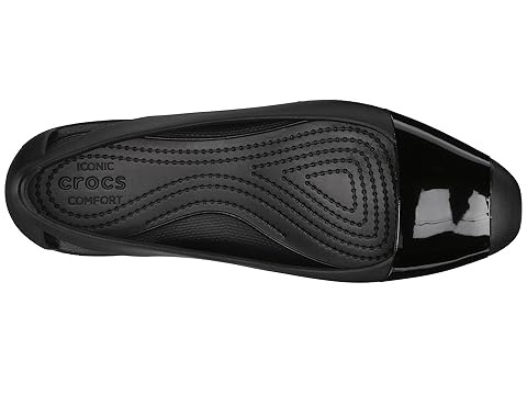 women's crocs sienna shiny flat