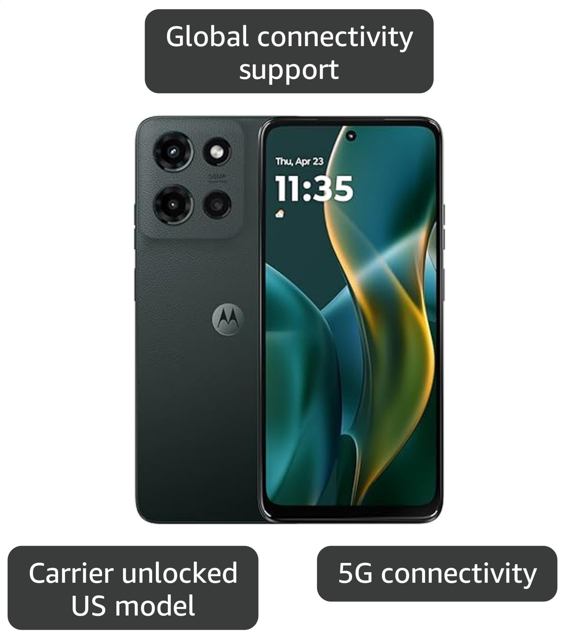 Moto G 2025 4GB/128GB 海外版 Amazon.com: Motorola Moto G 2025, 128GB + 4GB RAM, Forest Gray