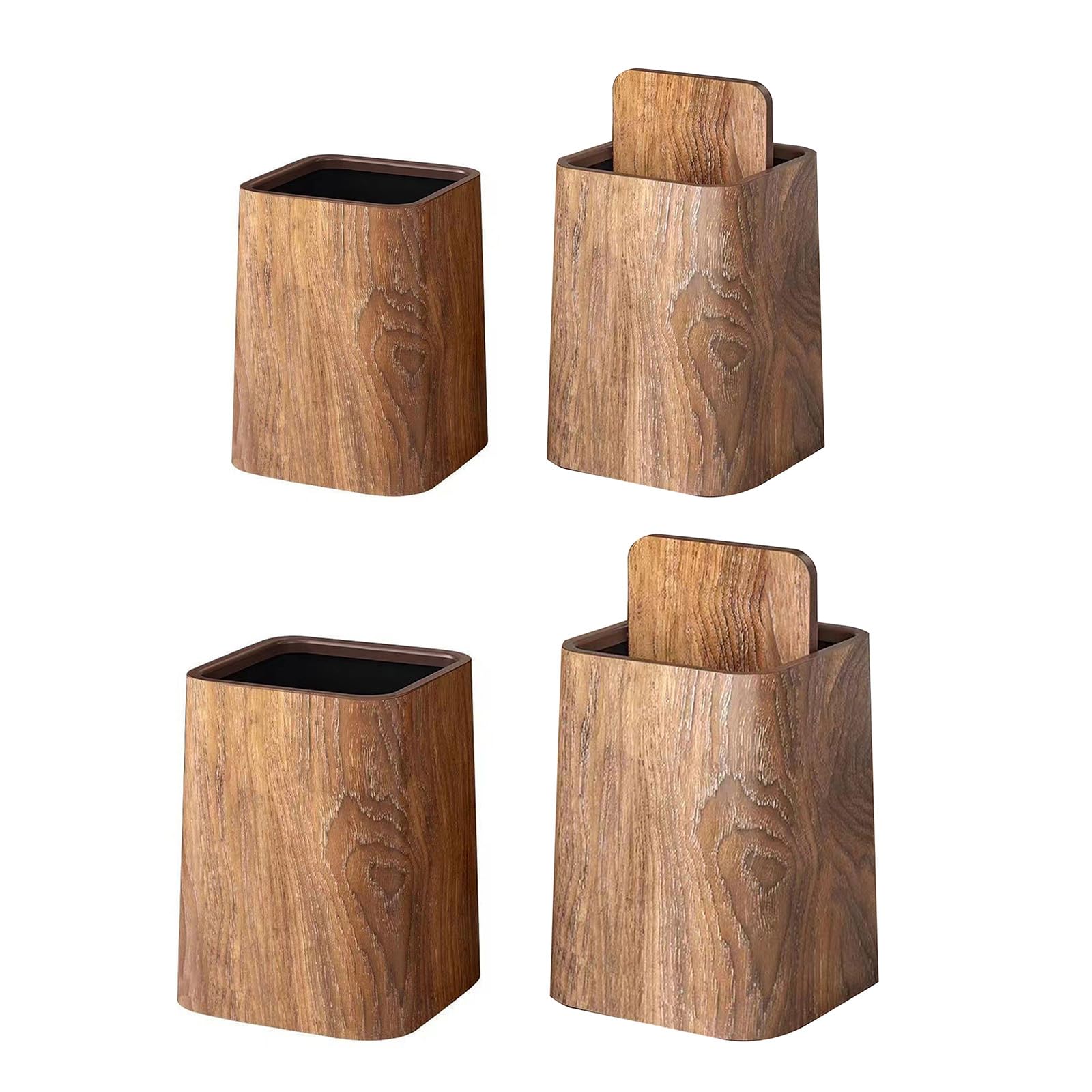 Pattumiera Quadrata con Coperchio per Controllo degli odori Pattumiera per Un Ambiente Pulito e igienico Pattumiera con Coperchio Basculante Pattumiera retrò