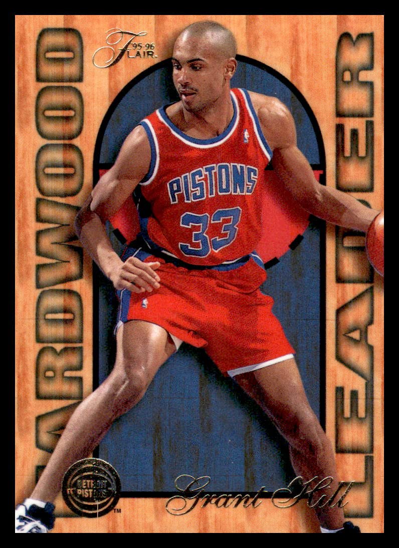 1995-96 Fleer Flair Hardwood Leaders #8 Grant Hill NM-MT Detroit Pistons Basketball Trading Card