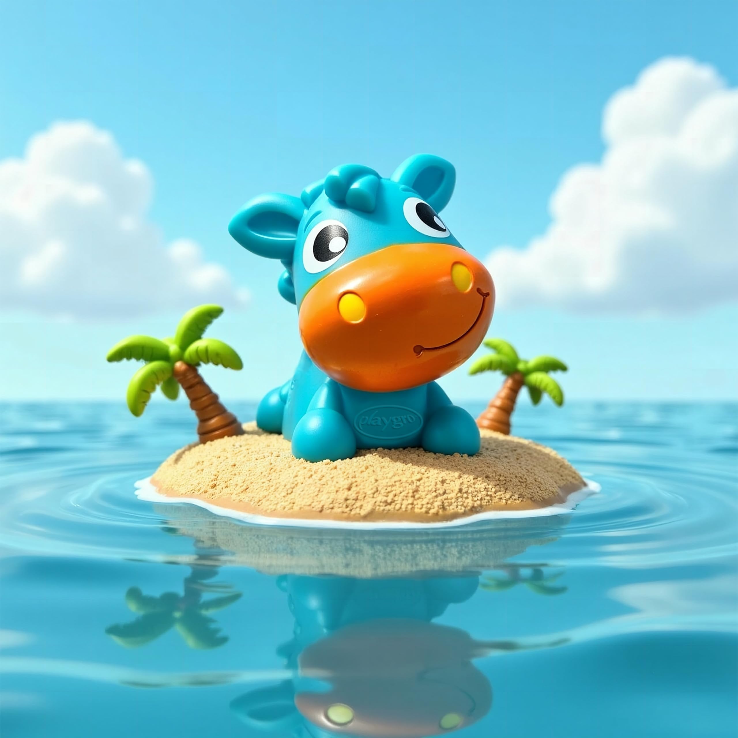 Playgro First Fun Floaties Pack, w pełni uszczelniony, atrakcyjna zabawka do kąpieli dla niemowląt do rozwoju sensorycznego i zabawy, ponad 6 miesięcy