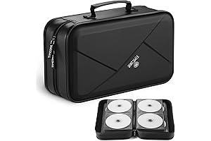 Maximum Capacity 144 Slot CD DVD Holder Storage Binder