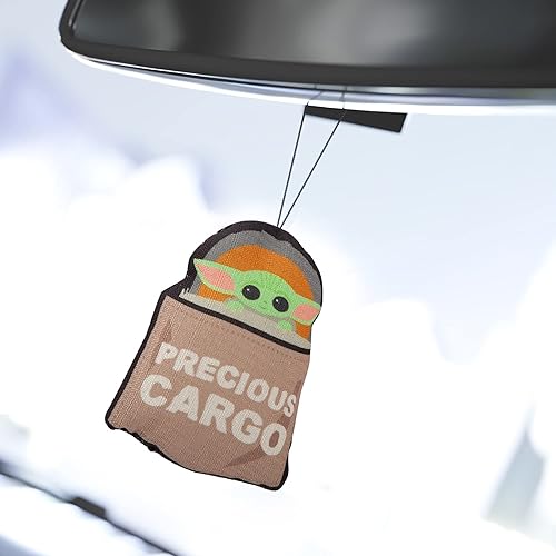 Miniatura 5 de Plasticolor 005355R01 Star Wars Baby Yoda - Ambientador estilo bolsita para coche, camión o SUV