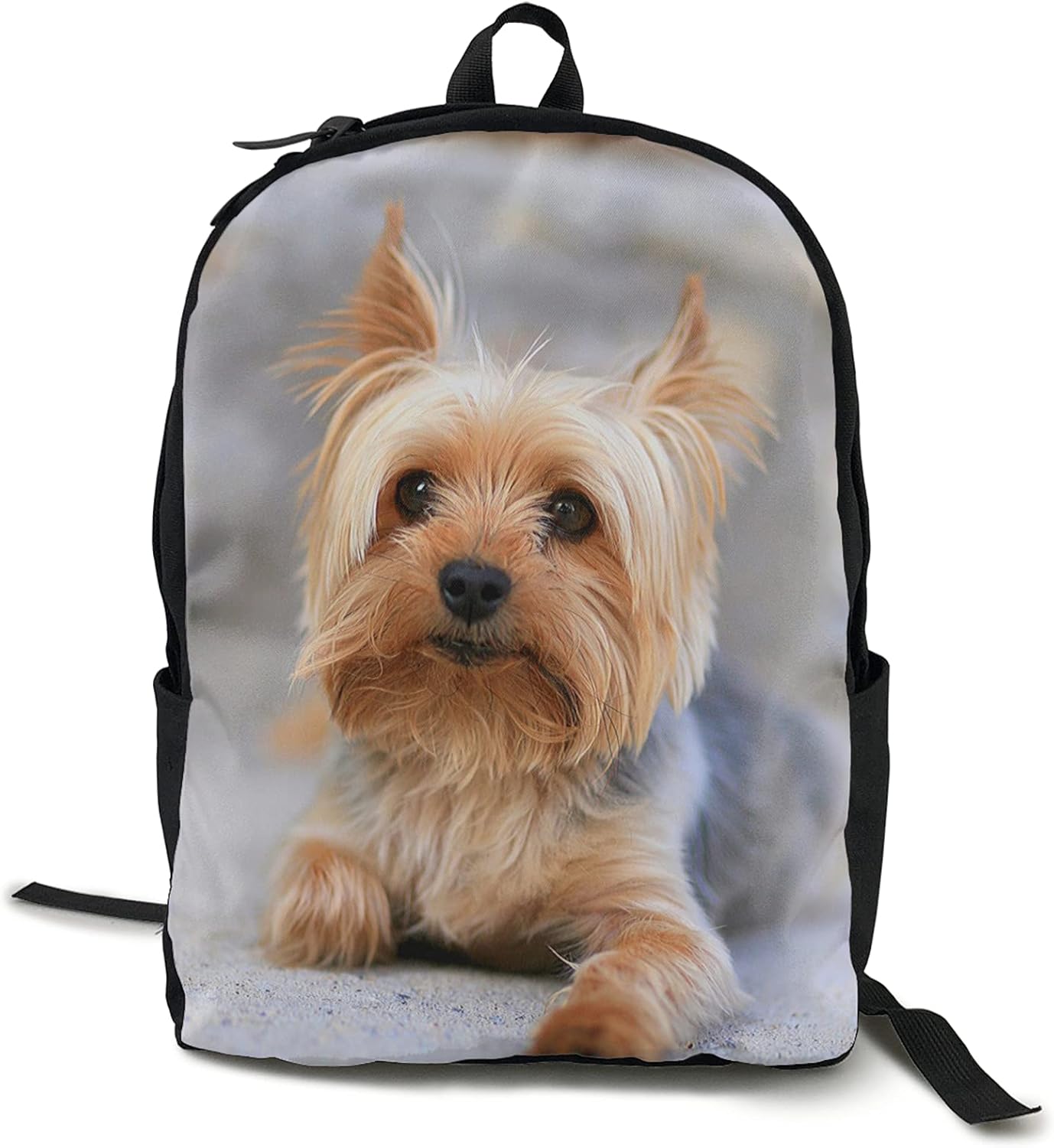 Cutest Yorkies College Bookbag Unisex Travel Backpack Laptop Bag