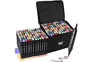 TouchNew 120 Colors Alcohol Markers