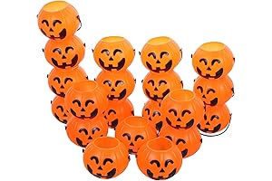HEALLILY Halloween Portable Pumpkin Bucket