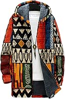 Vista 18 de MARSVOVO Aztec Ethnic - Suéter de punto para hombre, con cremallera y capucha, estilo casual, elegante, con forro polar, chaqueta de punto