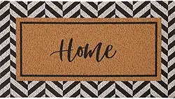 Capacho para Entrada 40x75cm Vinil com Moldura - Kapazi Linha Home Antiderrapante