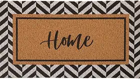 Capacho para Entrada 40x75cm Vinil com Moldura - Kapazi Linha Home Antiderrapante