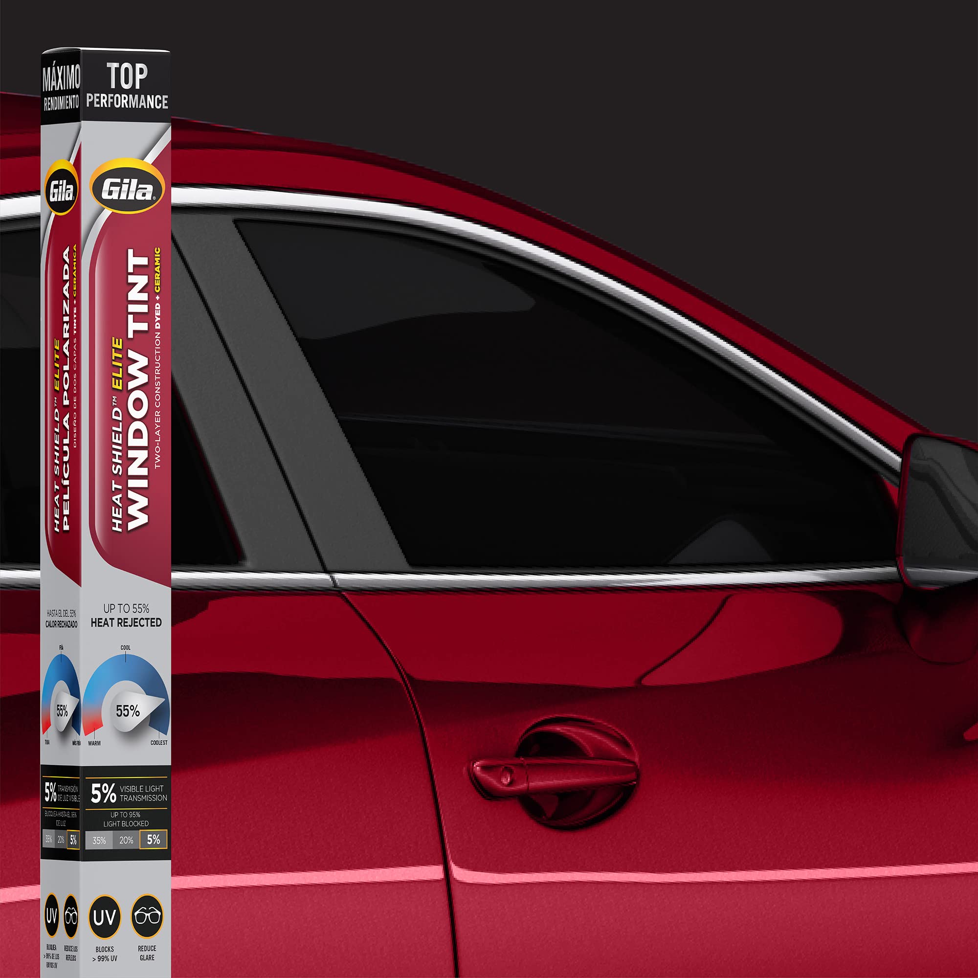 Gila Heat Shield Elite 5% VLT Automotive Ceramic DIY Window Tint