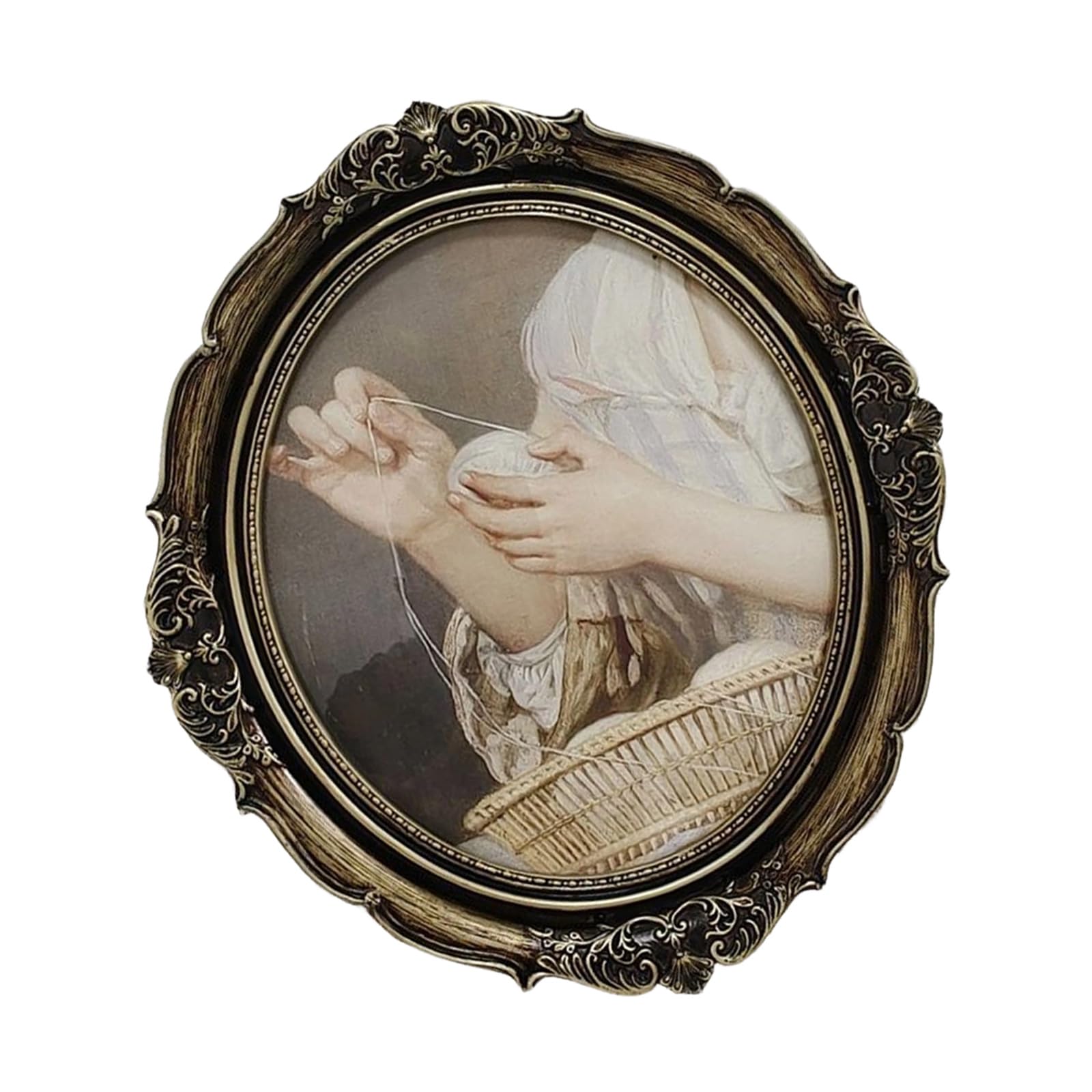 HDOYTXXM Retro Styles Wall Hanging Photo Frame Resin Texture Picture Home Decoration Suitable for Home and Decorating Photo