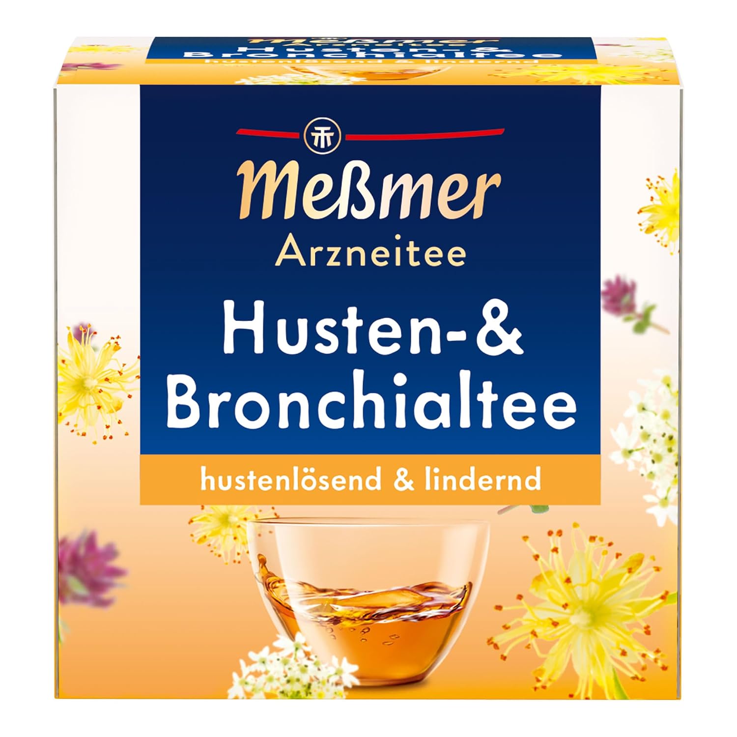 Meßmer Cough and Bronchial Tea | Cough Solvent & Relieving | 9 Tea Bags | Gluten Free | Lactose Free | Vegan