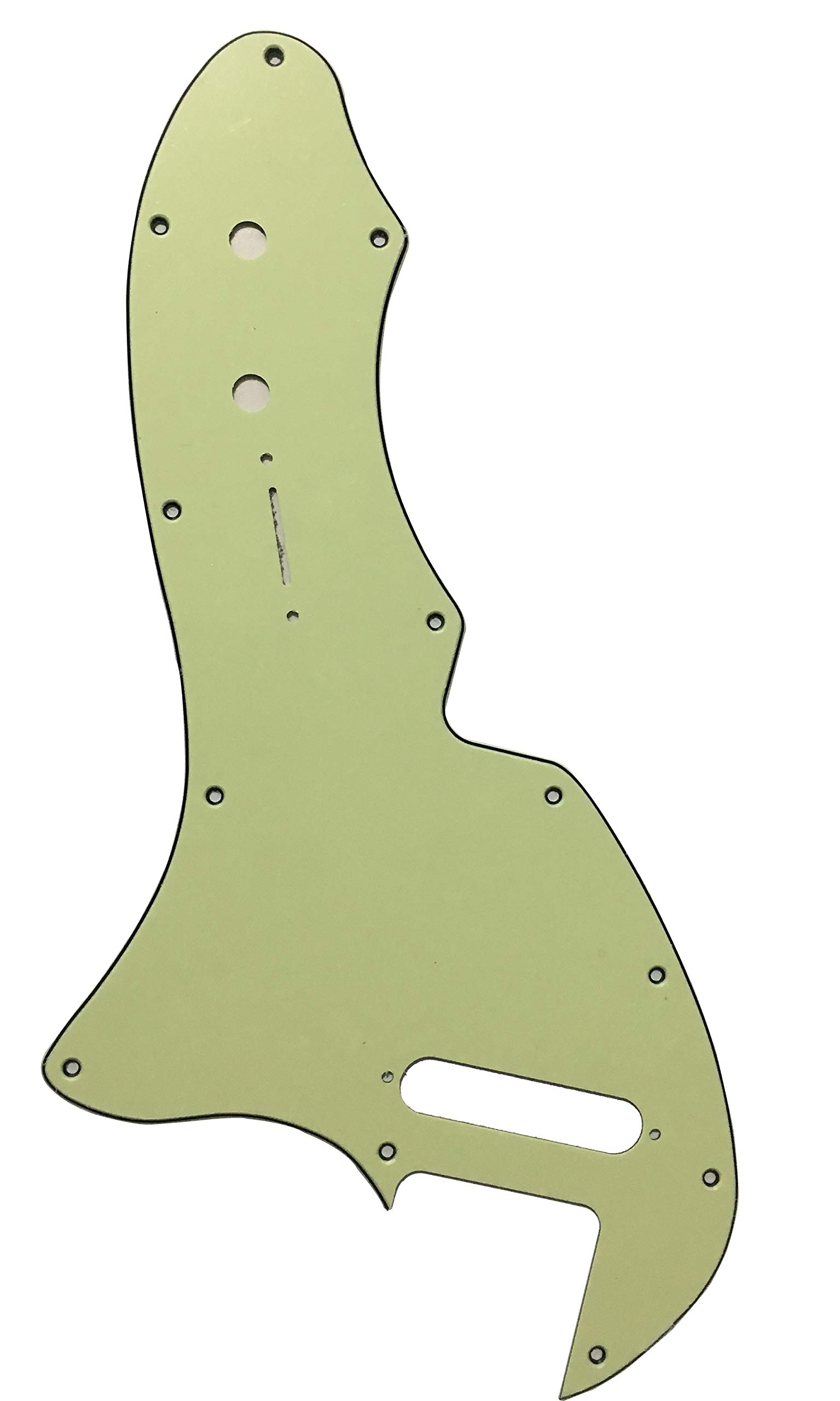 Custom Guitar Pickguard For 69 Telecaster Tele Thinline Re-Issue Style (3 Ply Vintage Green)