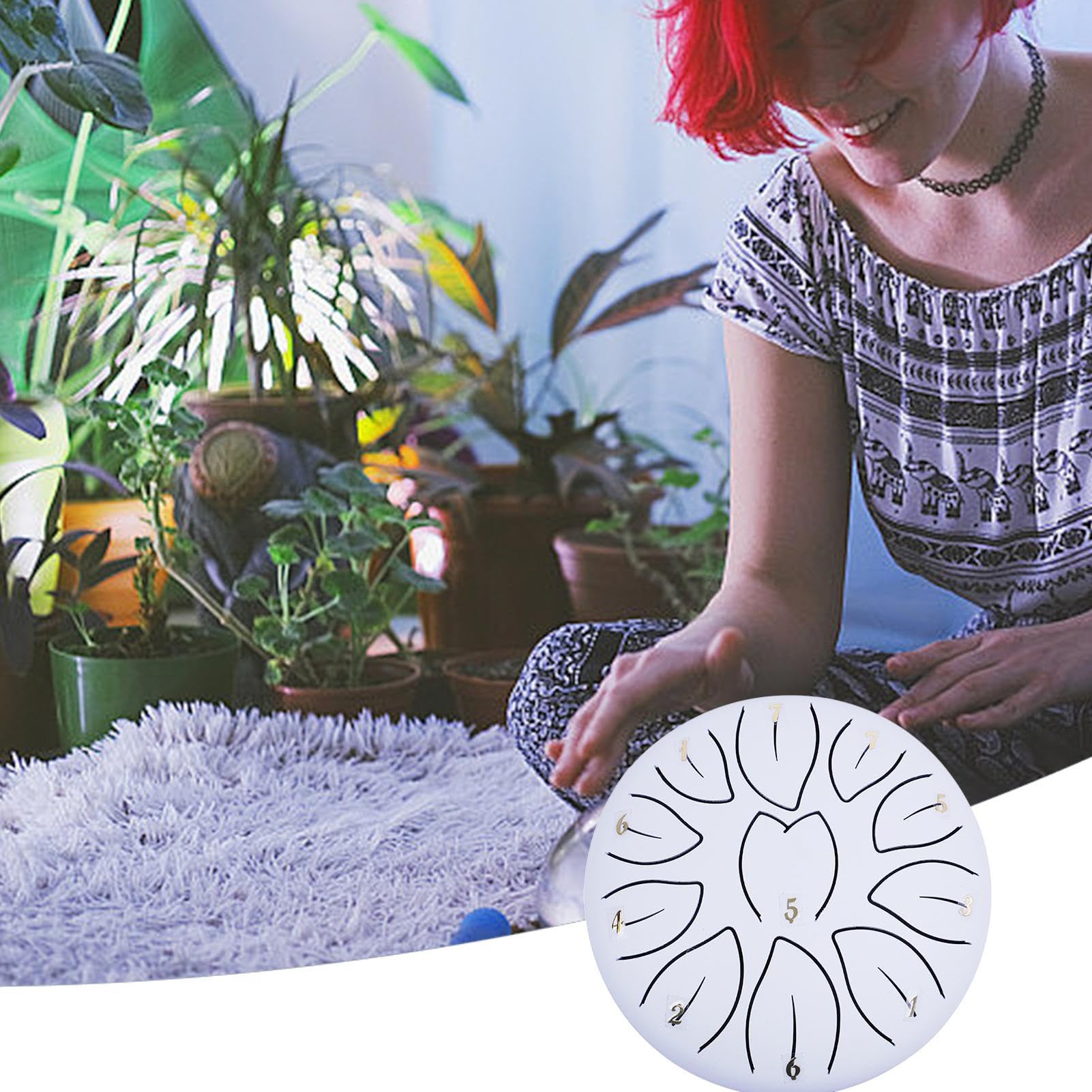 Regentrommel - Regentrommel Instrument | Kinderen Outdoor Stalen Tong Regen Drum Instrument | Muzikale Educatie Tool met Schoon en Etherisch Geluid voor Meditatie, Muziekonderwijs, Entertainment Regentrommel - Regentrommel Instrument | Kinderen Outdoor Stalen Tong Regen Drum Instrument | Muzikale Educatie Tool met Schoon en Etherisch Geluid voor Meditatie, Muziekonderwijs, Entertainment