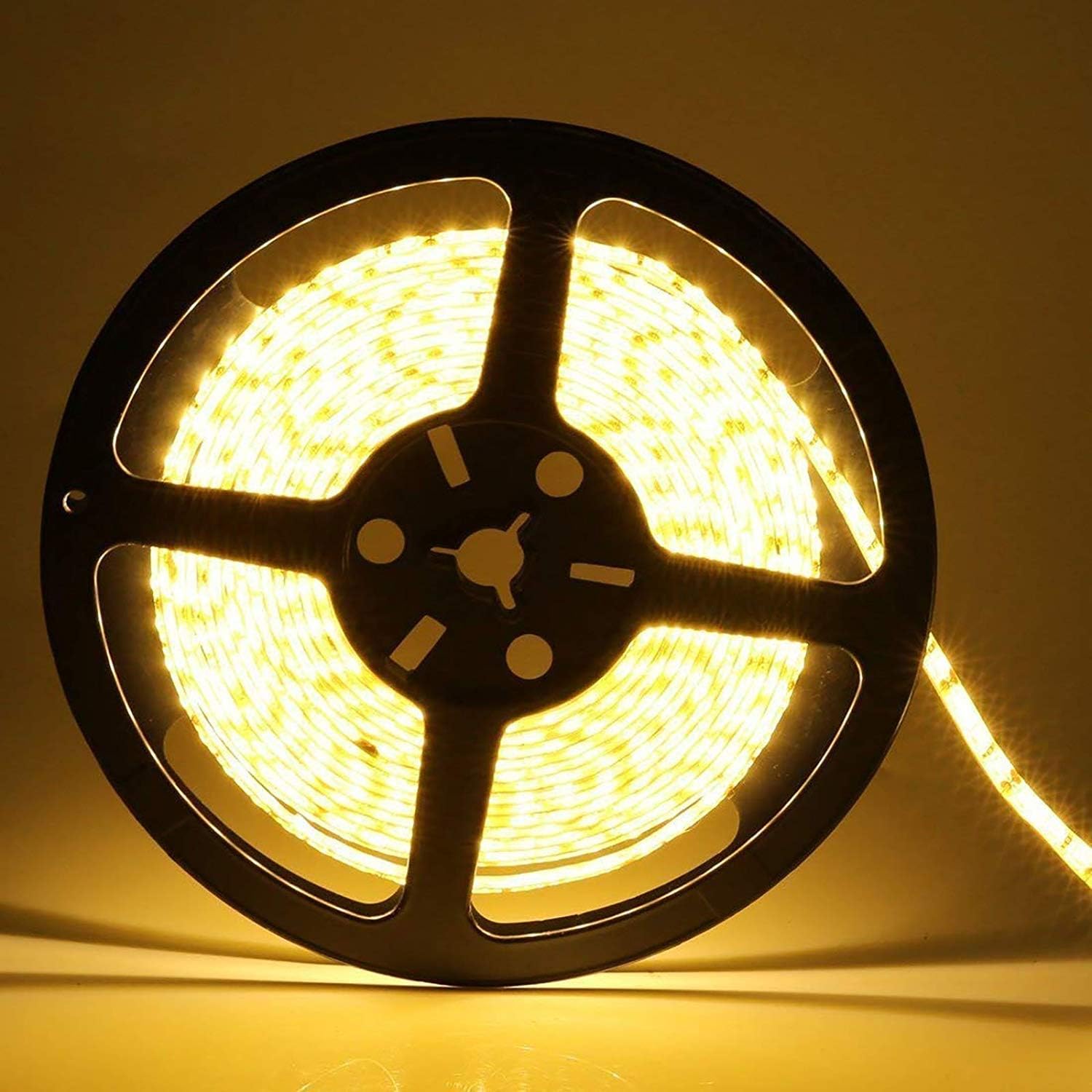 Gesto 5 Meter Cove Light for False Ceiling with Driver – High Brightness 2835 Chip,600 LEDs Profile Light Strip | Light for Wardrobe,Under Cabinet Led Light,Kitchen Cabinets (Warm White | Pack of 1)