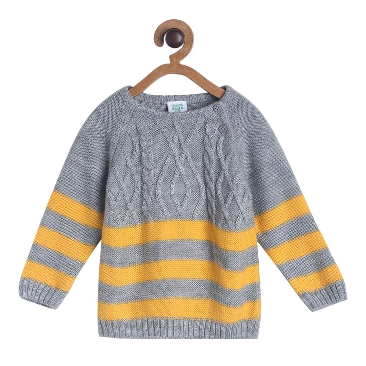 MINI KLUB Baby Boy Cotton V Neck Sweater