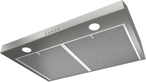 Miniatura 3 de Broan-NuTone BCSQ130SS - Campana extractora para debajo del gabinete de tres velocidades con luces LED compatible con ADA 15 sonidos soplador máximo