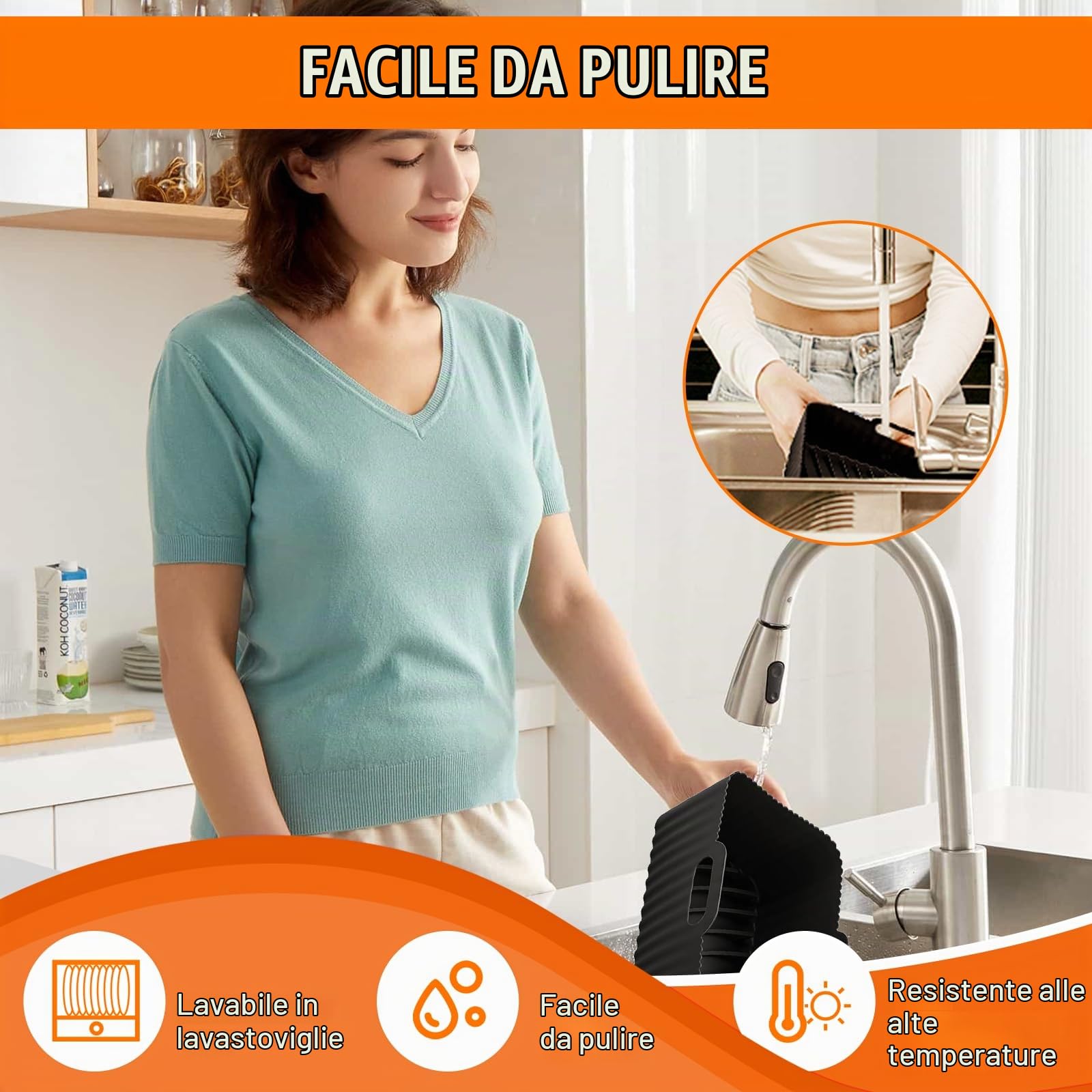 Accessori Friggitrice Ad Aria, Set di 21 Accessori per Friggitrice Ad Aria Ninja Foodi Dual Zone AF300EU AF400EU Innsky COSORI 7,6L-9,5L, Teglie & Griglia & Carta da Forno& Pinza Airfryer Accessories