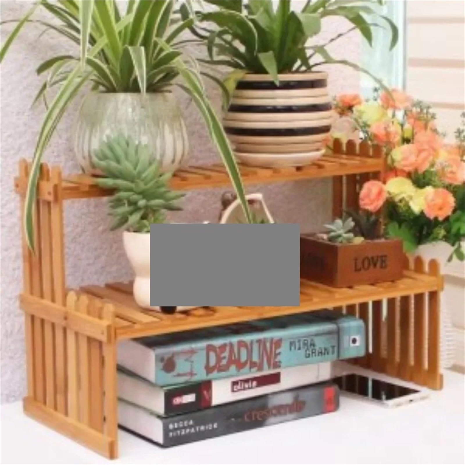 Librería De Sobremesa Estantería de escritorio for plantas de interior, estante for condimentos de cocina, estante de exhibición de escritorio, estantes de flores for balcón, mesa de té for oficina, s