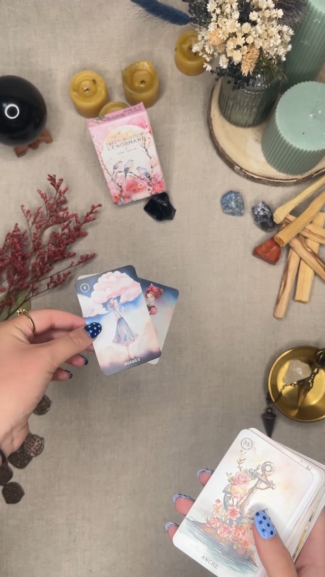Oracle Orora Lenormand, jeu divinatoire de 36 cartes en français