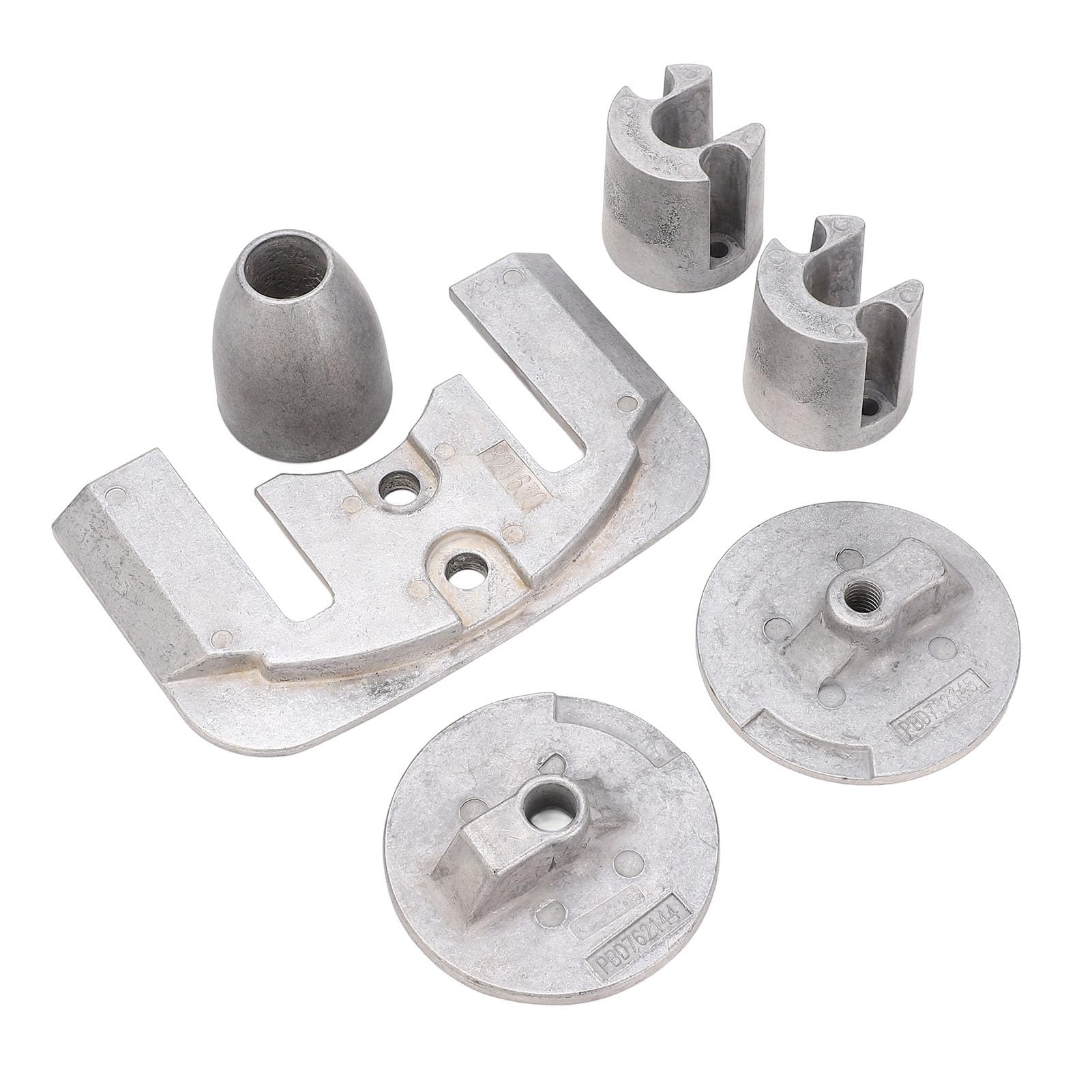 Kit Anodo in Alluminio Marino, Ricambio Ad Alta Resistenza Resistente All'ossidazione per Entrofuoribordo Bravo III 2003 e Successivi, con Hardware per Installazione Diretta