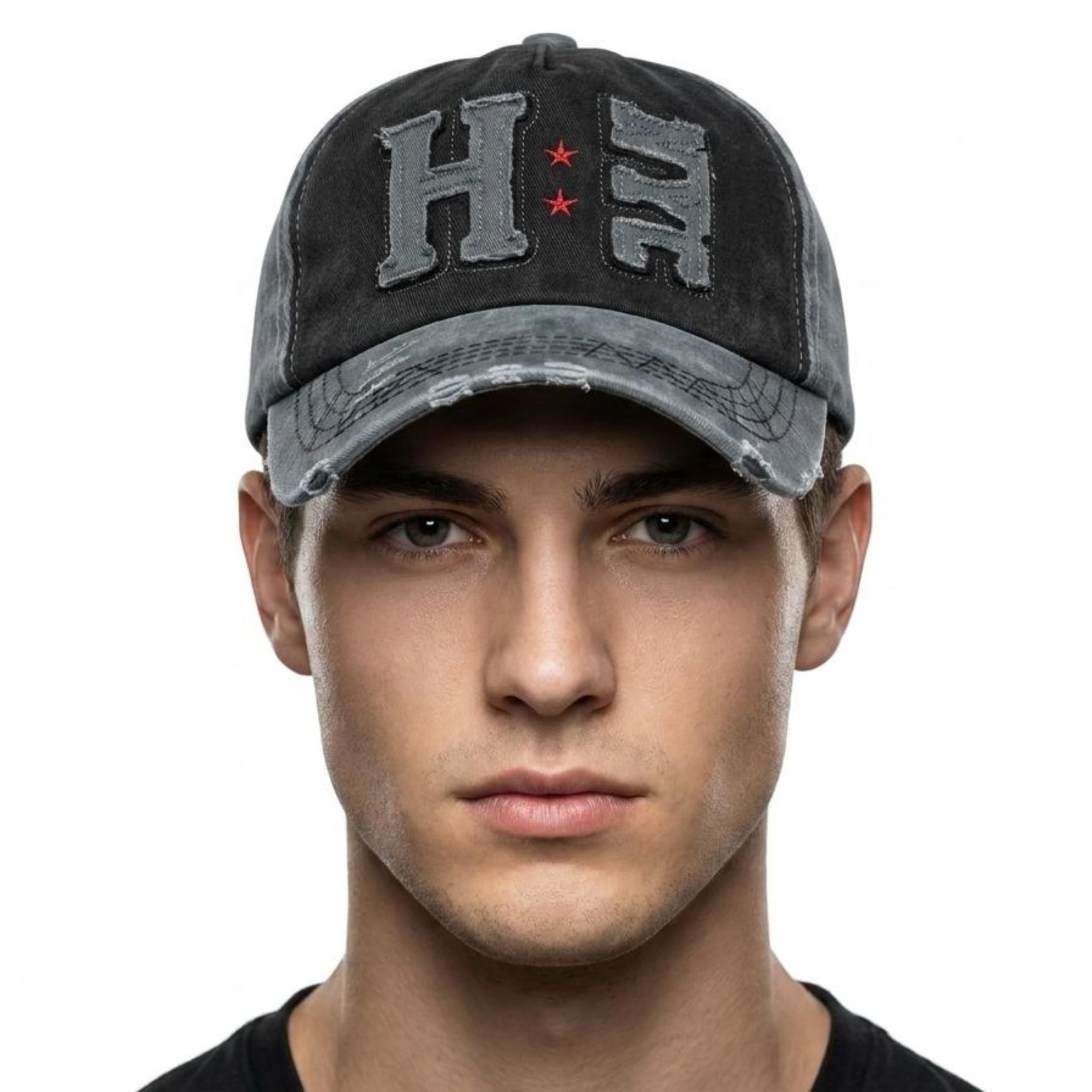 Baseball Cap for Men & Women – Vintage Distressed Cotton Unisex Hat with H-NYC Embroidery, Adjustable Strap for Casual, Streetwear, Sun Protection-picture-20