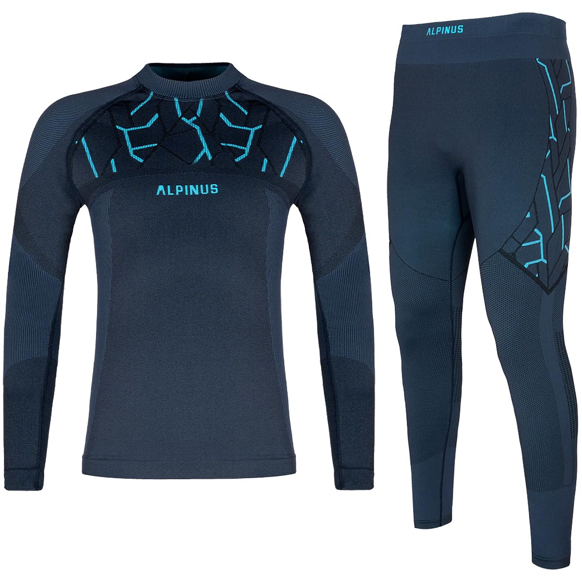 Alpinus - Thermounterwäsche Herren Tactical Gausdal, Funktionsunterwäsche | Schnelltrocknend, Thermo Unterwäsche mit Belüftungszonen, Thermowäsche, Funktionswäsche, Thermal Underwear