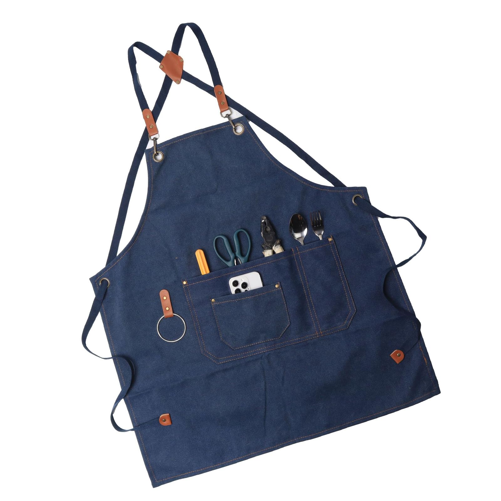 Tsophreniq Ergonomic Utility Apron Adjustable Belt for Comfortable Fruit Picking Berries in Orchards Tool Bag for Gardening
