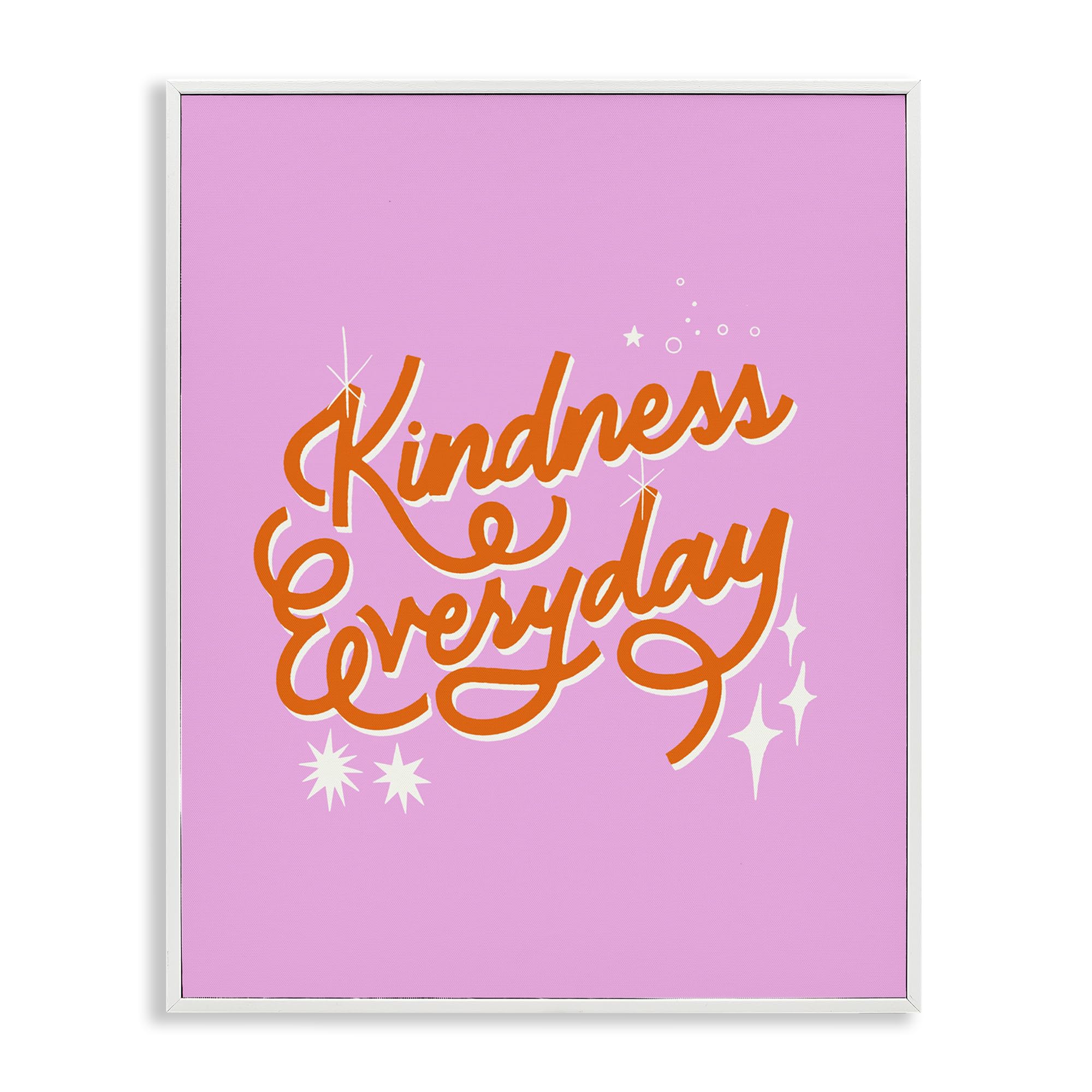 'Cursive Kindness Everyday'| Framed Giclee Art