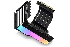 EZDIY-FAB Vertical GPU Mount with High-Speed PCIe 4.0 Riser Cable