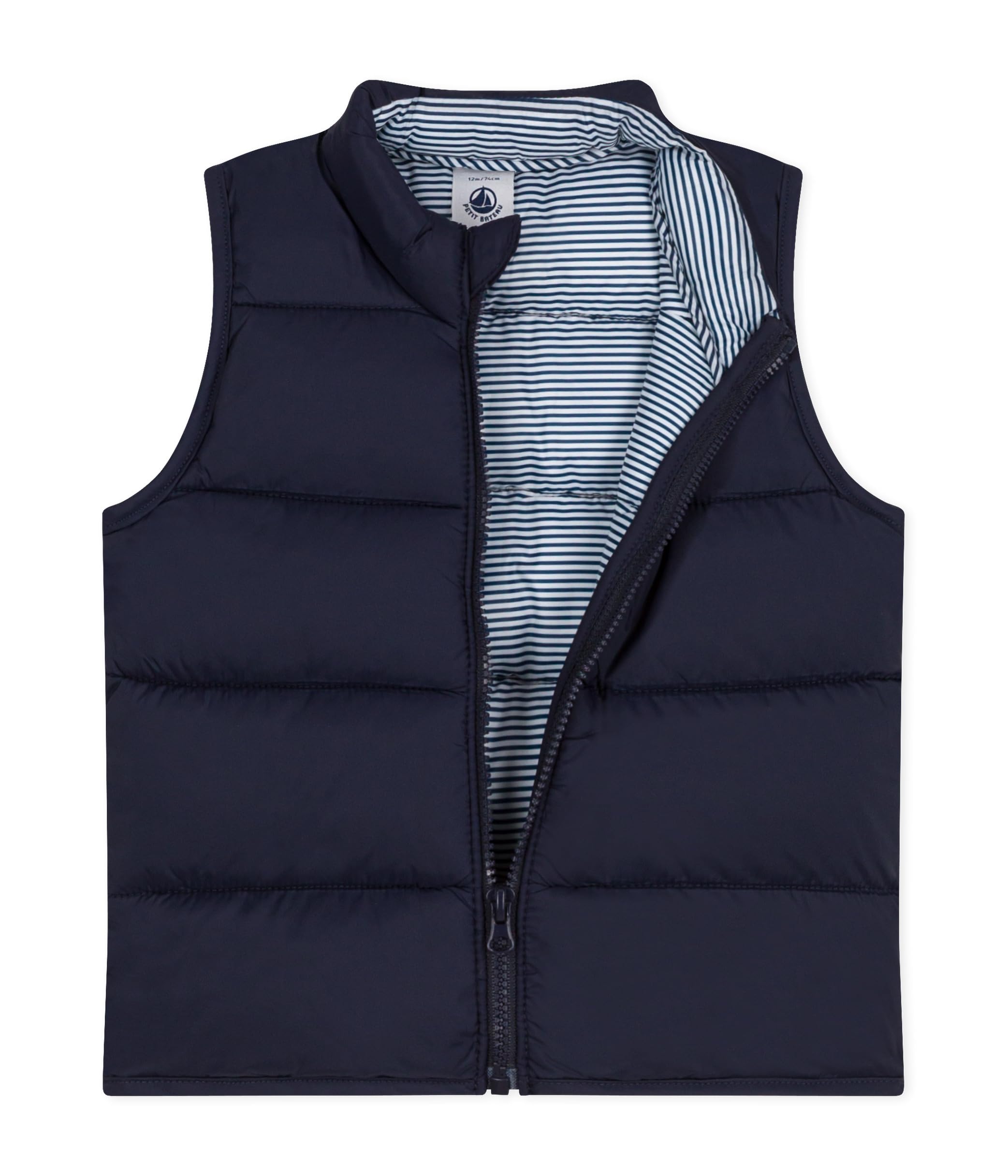 Petit Bateau A0b4u Doudoune Sans Manches Bébé garçon