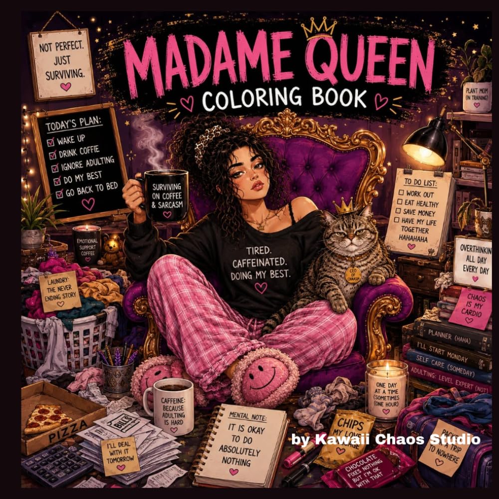 Madame Queen Coloring Book