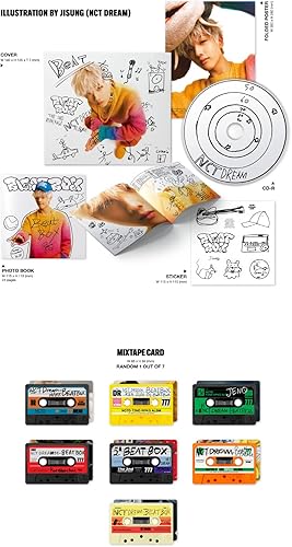 Miniatura 5 de DREAMUS NCT Dream Beatbox 2 álbum de reenvasado Versión Digipack Contenido+Póster Plegable+Seguimiento Sellado (al azar)