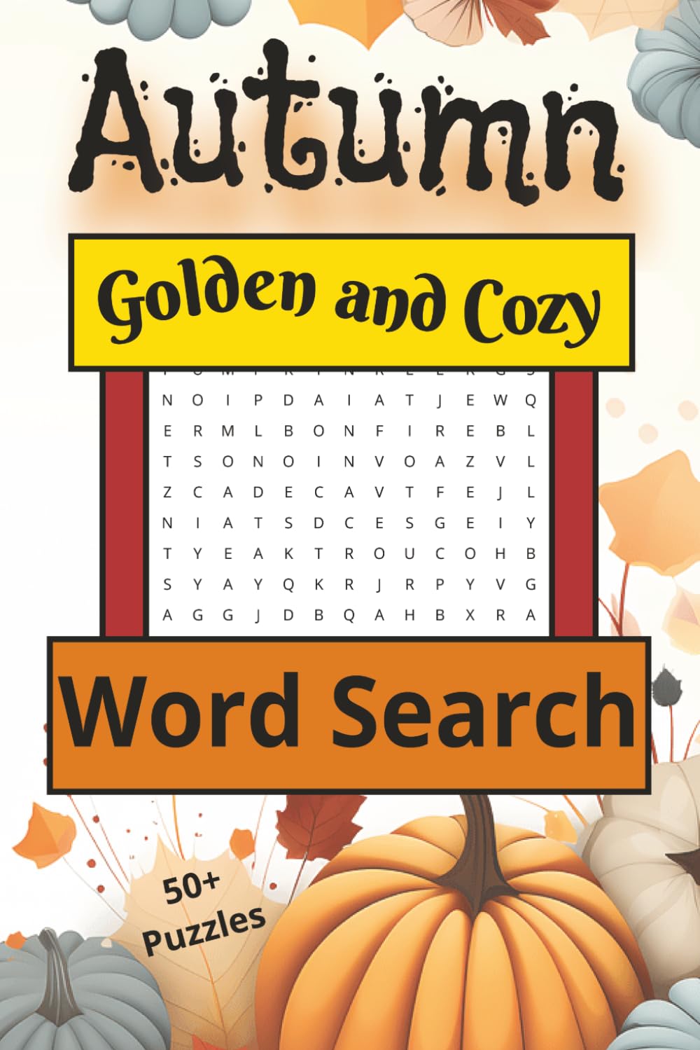 Autumn Word Search Puzzle: Golden and Cozy