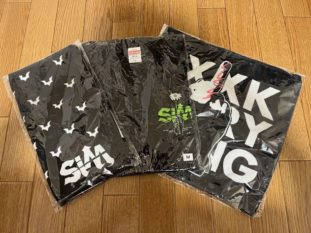 Amazon.co.jp: SiM DEAD POP FESTIVAL2024射的景品Tシャツタオルセット