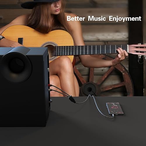 Miniatura 6 de Cables RCA, cable de nailon trenzado RCA a 0.138 in, cable auxiliar macho a macho a RCA de audio Y para teléfonos inteligentes, MP3, tabletas,