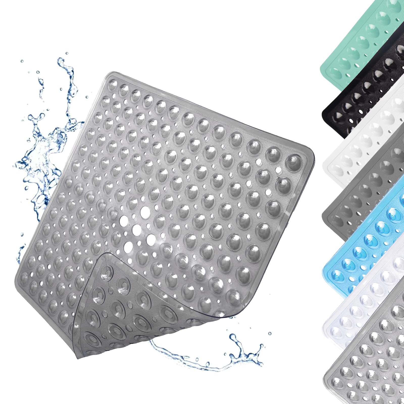 Tappetino doccia PVC PEBBLES 53x53cm Cioccolato MSV | Leroy Merlin