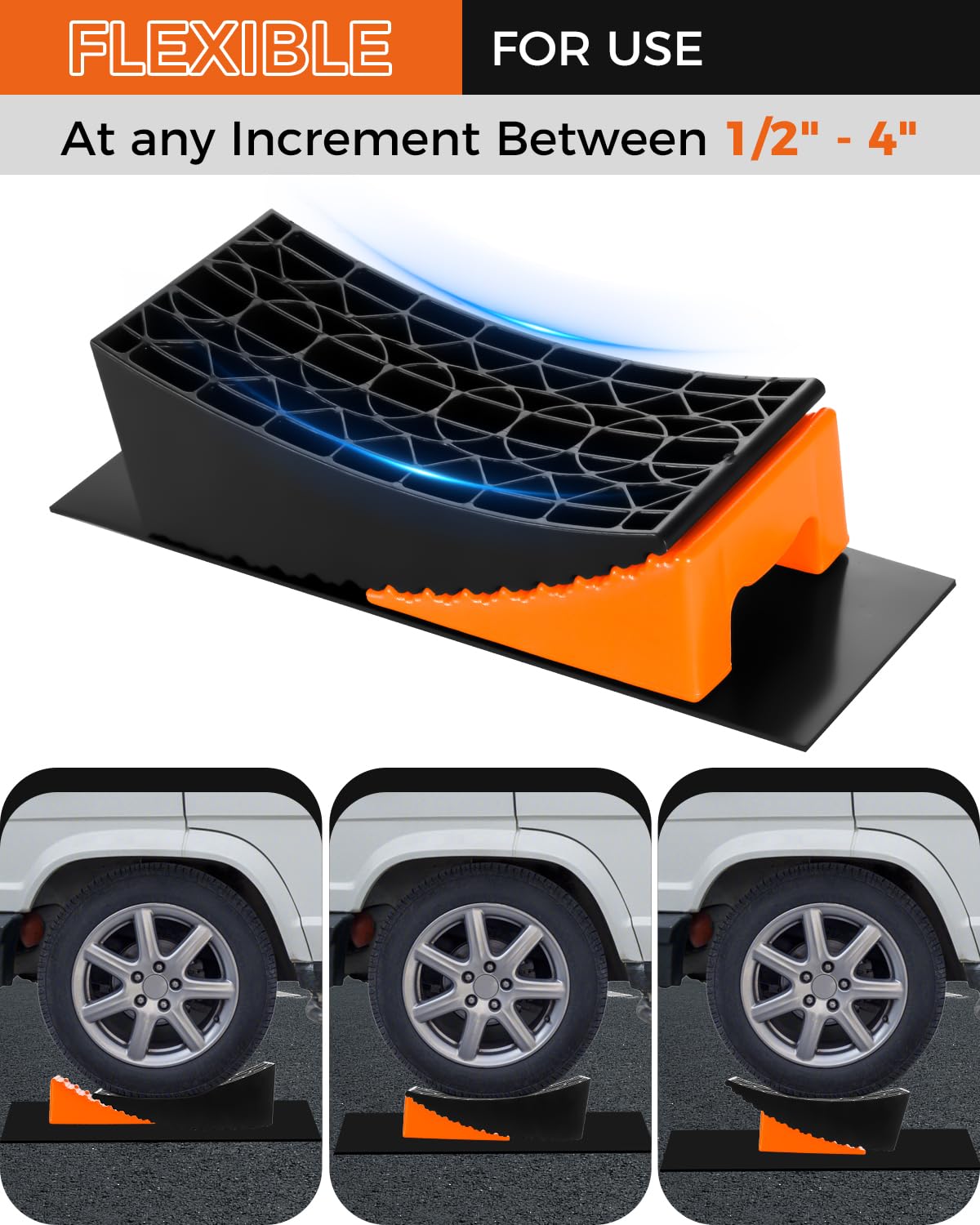 Snapklik.com : RV Leveling Blocks Ramp Kit, 2 Pack Camper Levelers For ...