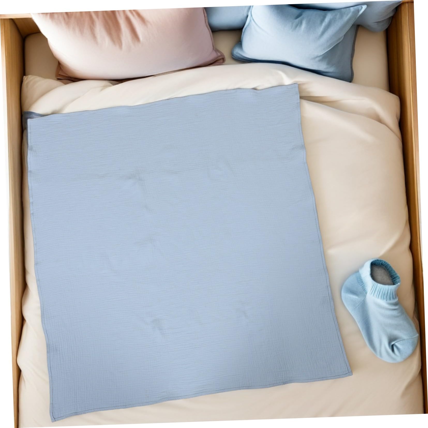 3 Piezas Mantas de Muselina Suaves para Recién Nacidos Manta Envolvente para Dormir y Bañarse para Bebés de Meses y Transpirable para Recién Nacidos